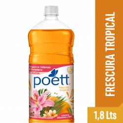 Limpiador Líquido Frescura Tropical Poett x 1,8 Lt.