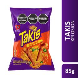 Tubos de Maíz Xplosion Takis x 85 g.