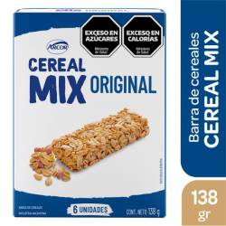 Cereal en Barra Original x 6 Un. Cereal Mix x 138 g.