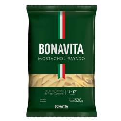 Fideos Mostachol Bonavita x 500 g.