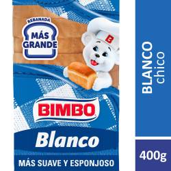 Pan de Mesa Blanco Chico Bimbo x 400 g.