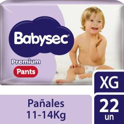 Pañales Babysec Premium Pants Xg 22 Un.