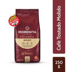 Café Tostado Molido Colombia Morenita x 250 g.