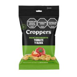 Maní Crocante Tomate y Oliva Croppers x 85 g.