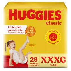 Pañal Huggies Classic XXXG x28