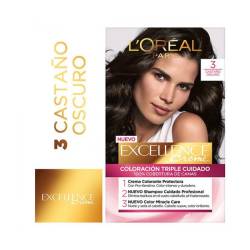 Coloración Castaño Oscuro T3 Excellence x 1 Un.