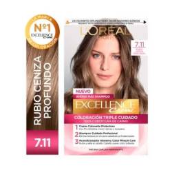Coloración Rubio Ceniza Profundo T7.11 Excellence x 1 Un.