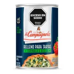 Relleno para Tarta Espinaca y Acelga La Campagnola x 400 g.