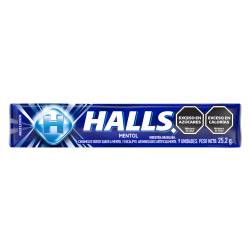 Caramelo Mentol y Eucalipto Halls x 25,2 g.