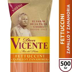 Fideos Fettuccini Zapallo y Zanahoria Don Vicente x 500 g.
