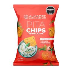 Chips de Pan Pita Tomate y Romero Almadre x 115 g.