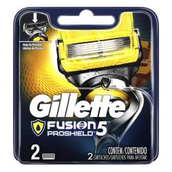 Cartucho Afeitar Fusion 5 Proshield Gillette x 2 Un.