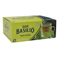 Mate Cocido en Saquitos Don Basilio x 50 Un.