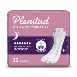 Toalla para Incontinencia Nocturna Plenitud Femme x 20 Un.