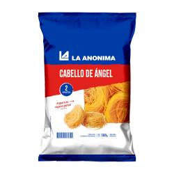 Fideos Cabello de Angel  La Anónima x 500 g.