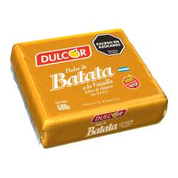 Dulce de Batata Vainilla Sachet Dulcor x 500 g.