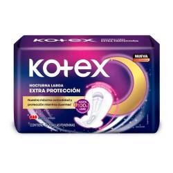 Toalla Femenina Kotex Nocturna Larga x6