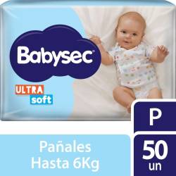 Pañal P Ultrasoft Ahorro Pack Babysec x 50 Un.