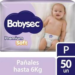 Pañal P Premium Soft Ahorro Pack Babysec x 50 Un.