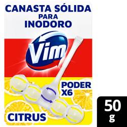 Canasta Inodoro Poder x 6 Un. Citrus Vim x 50 g.