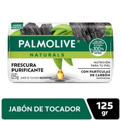 Jabón De Tocador Palmolive Naturals Frescura Purificante® Carbón 125 G