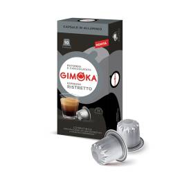 Café en Cápsulas Ristretto x 10 Un. Gimoka x 55 g.