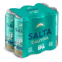 Cerveza Session Ipa x 6 Un. Salta Cautiva x 2838 cc.