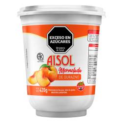 Mermelada en Pote Durazno Aisol x 420 g.