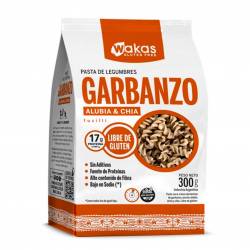 Pasta de Garbanzo,Alubia y Chía Wakas x 300 g.