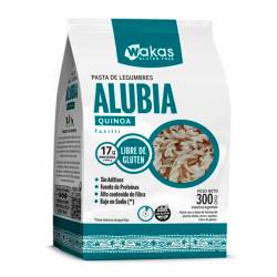 Pasta de Alubia y Quinoa Fusilli Wakas x 300 g.