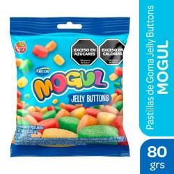 Pastillas de Goma Jelly Button Mogul x 80 g.