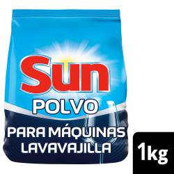 Detergente Polvo para Máquinas Bolsa Sun x 1 Kg.