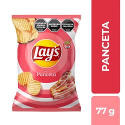 Papas Fritas Acanaladas sabor Panceta Lays x 77 g.
