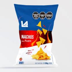 Nachos sabor Chile Picante La Anonima x 90 g.