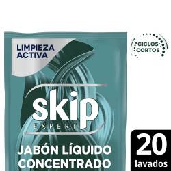 Jabón Líquido Concentrado SKIP para Ciclo Corto Limpieza Activa Doypack 800 ml