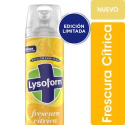 Desinfectante Aerosol Frescura Citrica Lysoform x 360 cc.
