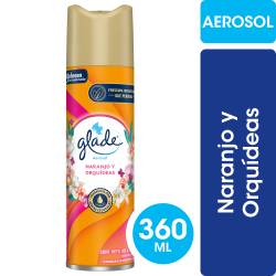 Aromatizador de Ambiente Aerosol Naranjo y Orquideas Glade x 360 cc.