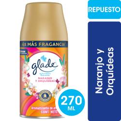 Aromatizador de Ambiente Repuesto Automatico Naranjo y Orquideas Glade x 177 g.