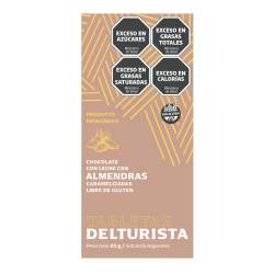 Chocolate con Leche con Almendras Del Turista x 85 g.