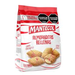  Almohaditas Rellenas Pasta de Mani Mantecol x 180 g.