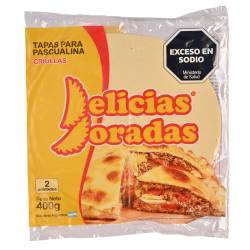 Tapas Pascualina Criollas x 2 Un. Delicias Dorada x 400 g.