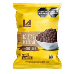 Bolitas de Cereal Sabor Chocolate Sin Gluten La Anonima x 200 g.