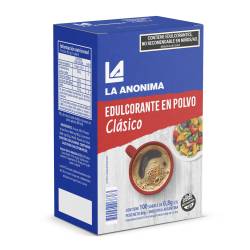 Edulcorante Sobres Clasico La Anonima x 100 Un.