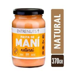 Pasta de Maní Natural Entrenuts x 370 g.