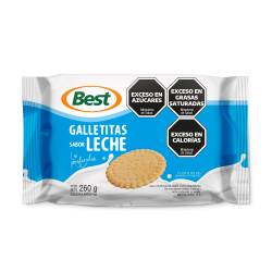 Galletitas Dulces Sabor Leche Best x 260 g.