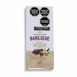 Chocolate con Leche sin Azucar Agregada Bariloche Premi x 100 g.