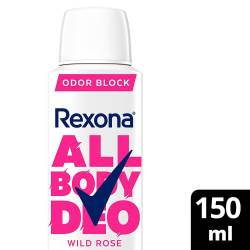 Desodorante Corporal Wild Rose Rexona x 150 cc.