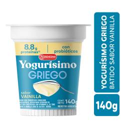 Yogur Griego Batido Sabor Vainilla Yogurísimo x 140 g.