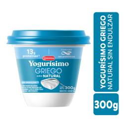 Yogur Griego Natural Endulzado Yogurísimo x 300 g.