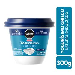 Yogur Griego Natural Endulzado Yogurísimo x 300 g.